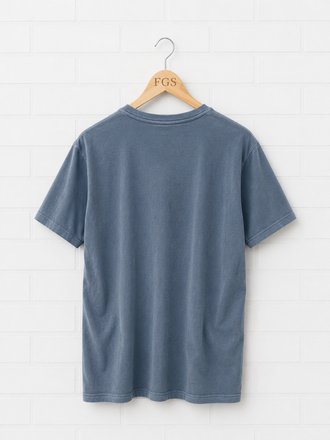 Georg Roth Capri Blue Pima V Neck- L