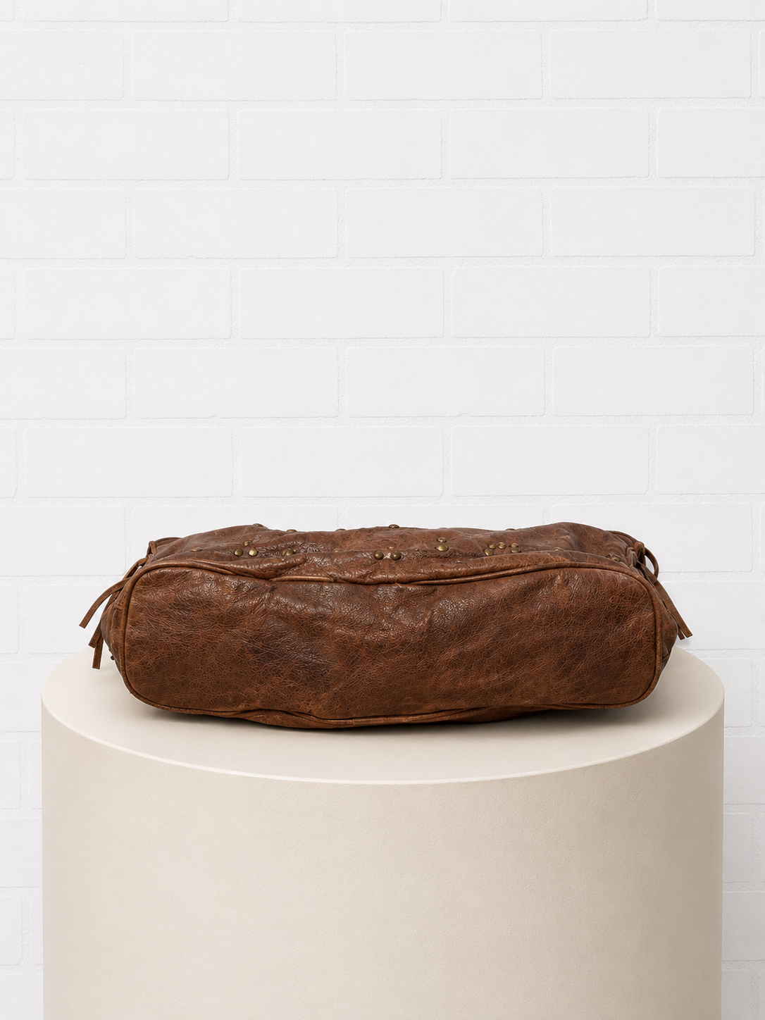 Faith Hebrews 11:1 Dark Brown Leather "Faith" Bag