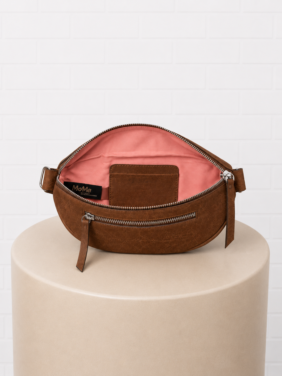 Momo Designs Light Brown Leather Fanny Pack