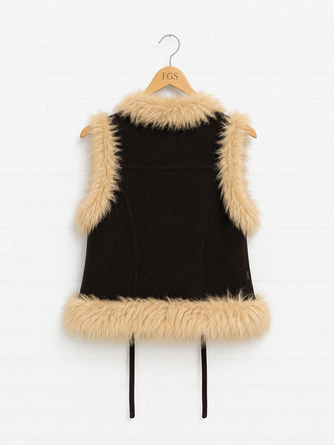 Moschino Faux Fur Vest- 44