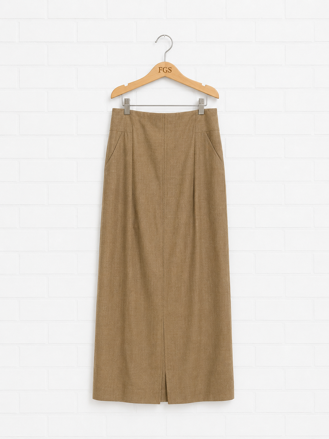 Bebe Tailored Suiting Maxi Skirt-M