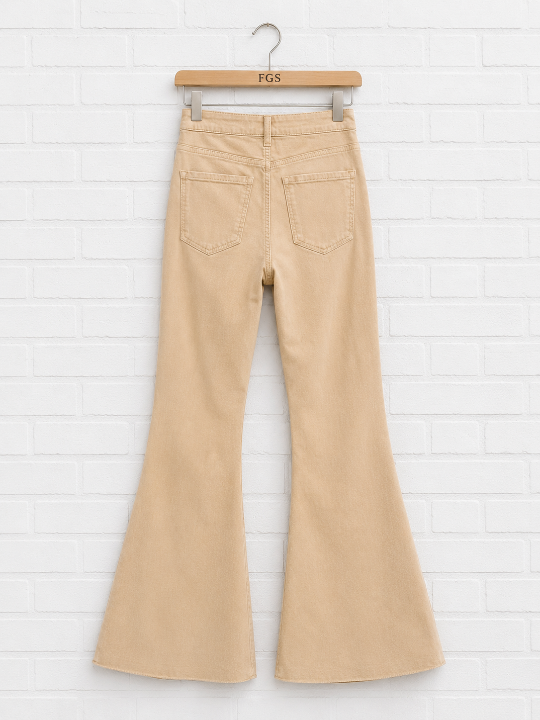 Etienne Marcel High Waist Flare Pants- Khaki