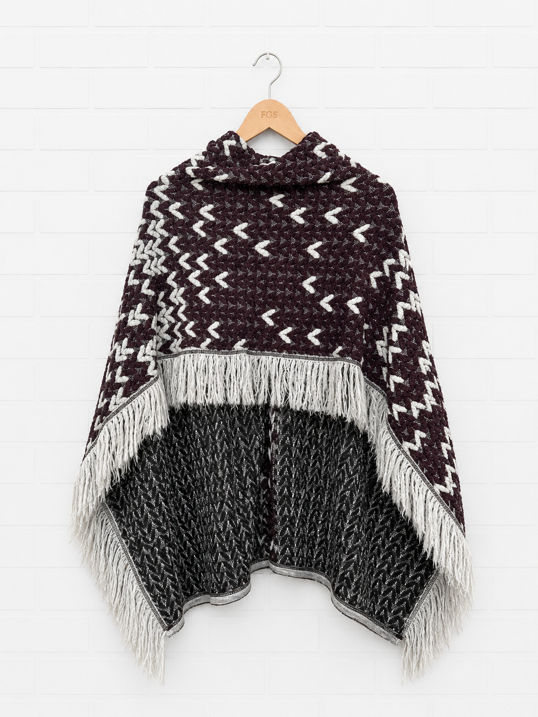 Beate Heymann Aubergine Poncho