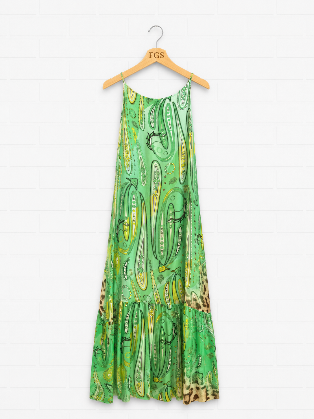 Mucho Gusto Fermo Animal Paisley Dress- L