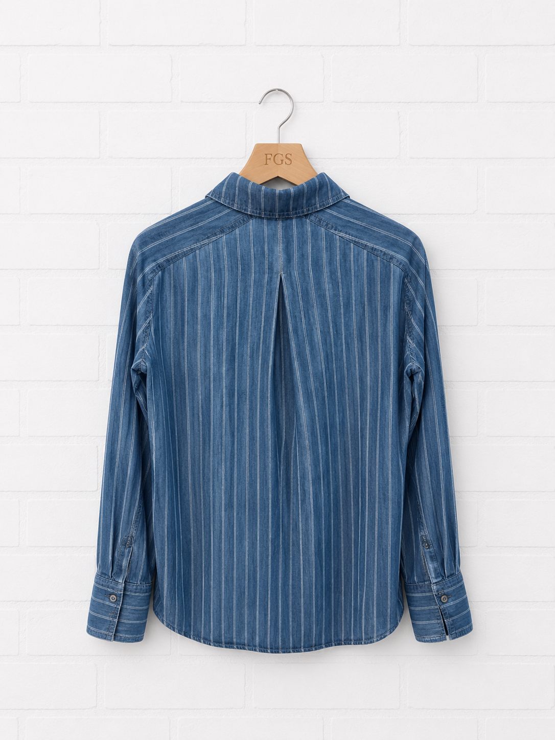 Hana San Frida Indigo Blouse-34