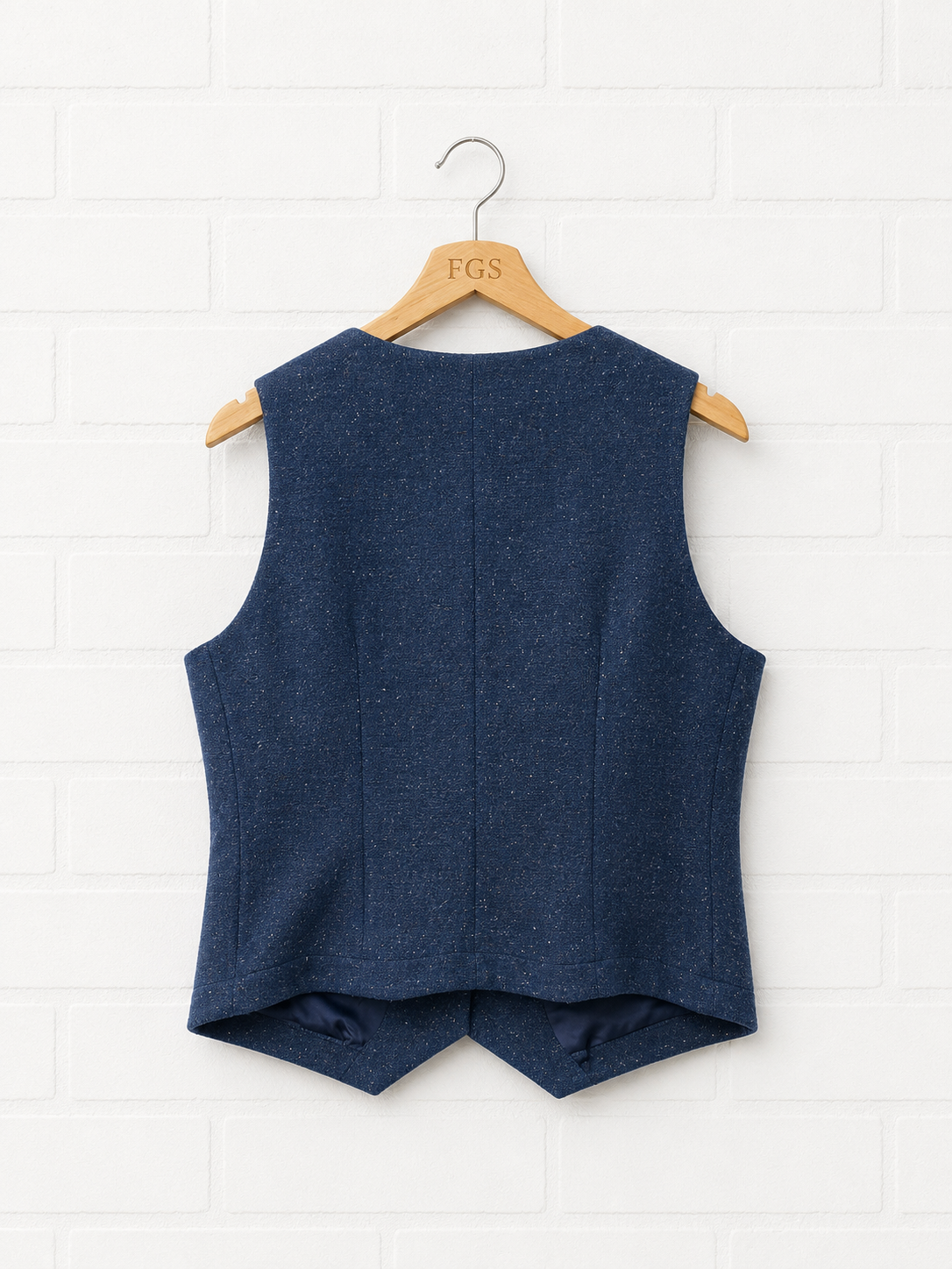 European Culture Women's Blu Vest-L