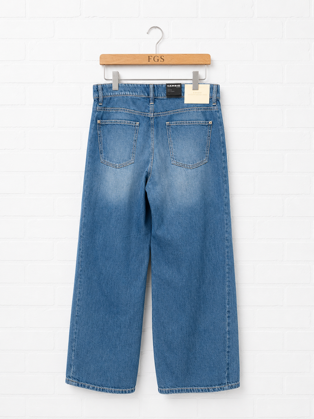 Cambio Palazzo Pants Patch Cropped- 40