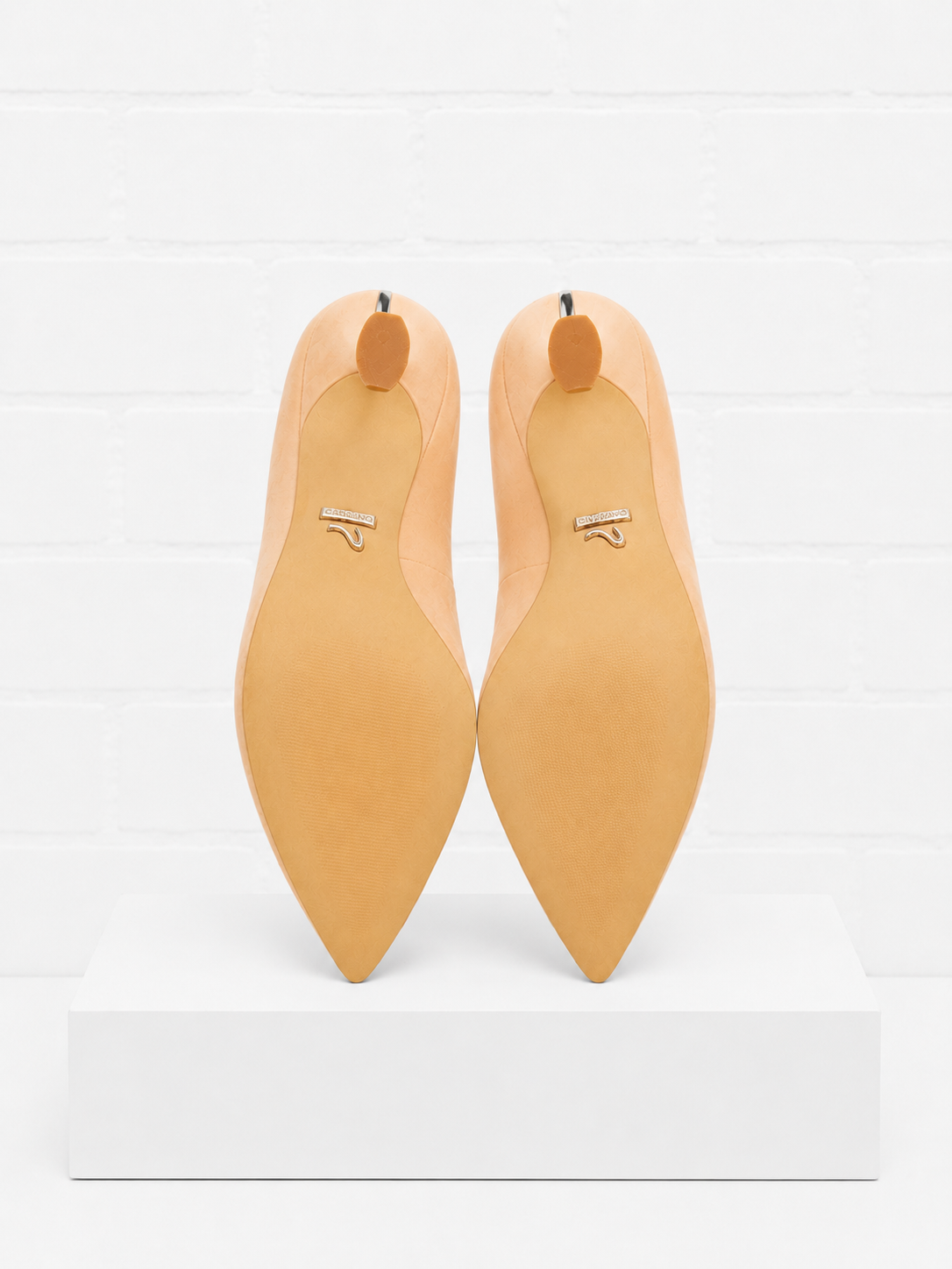 Carrano Nude Pointed-Toe Pumps-7