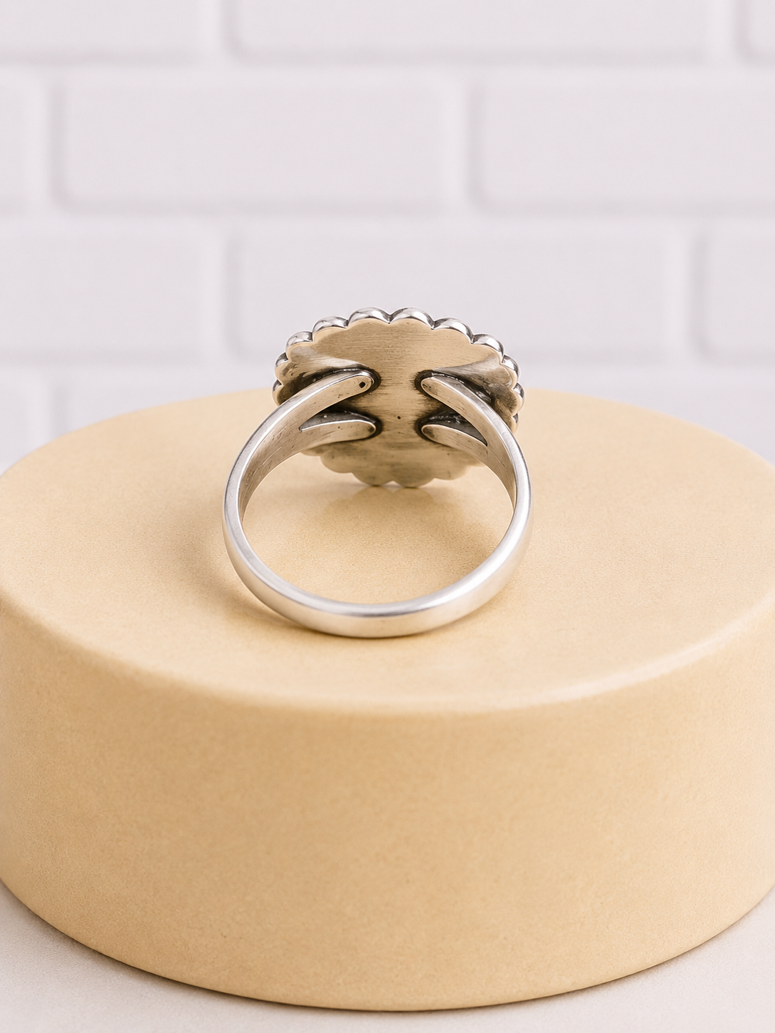 Sterling Silver Turquoise Ring — Size 7.75