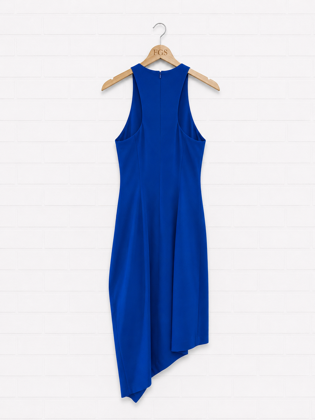 Jay Godfrey Gallagher Halter Mini Asymmetrical Cocktail Dress — Size 10