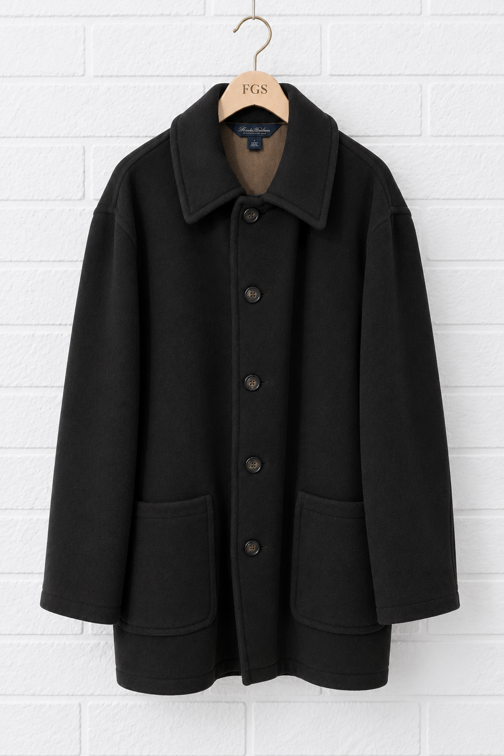 Brooks Brothers Wool Car Coat- Large
