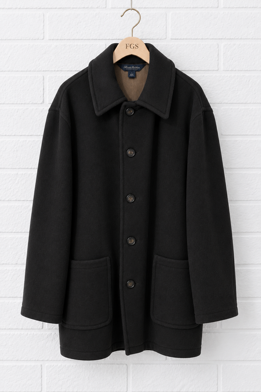 Brooks Brothers Wool Car Coat- Large