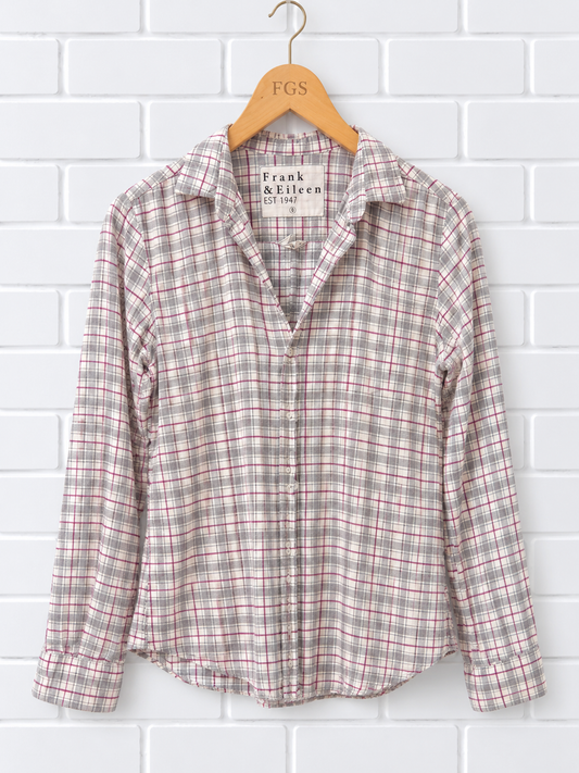 Frank & Eileen Barry Tailored Button-Up Shirt- L