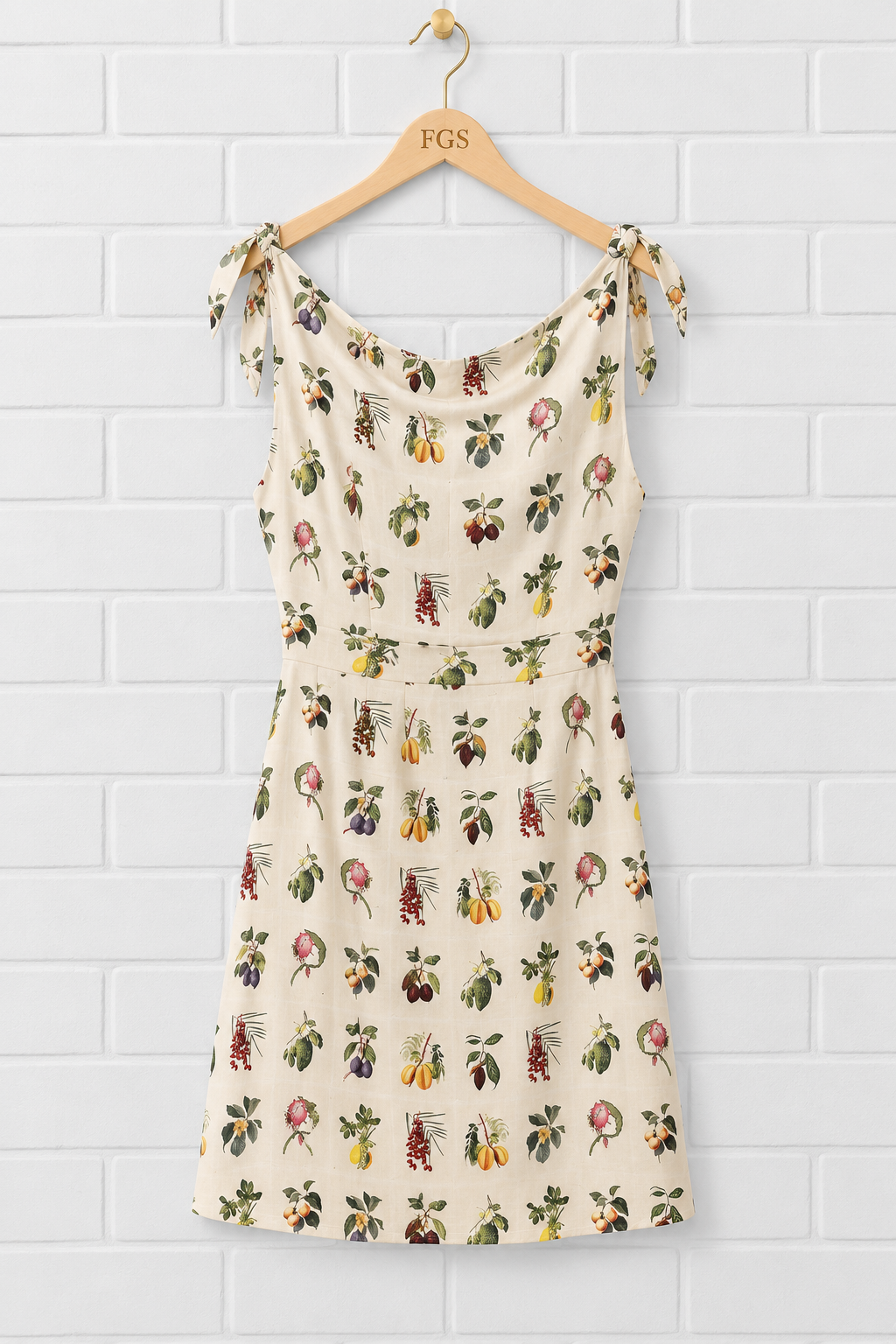 Petal & Pup Mariella Asymmetric Tie Strap Minidress- L
