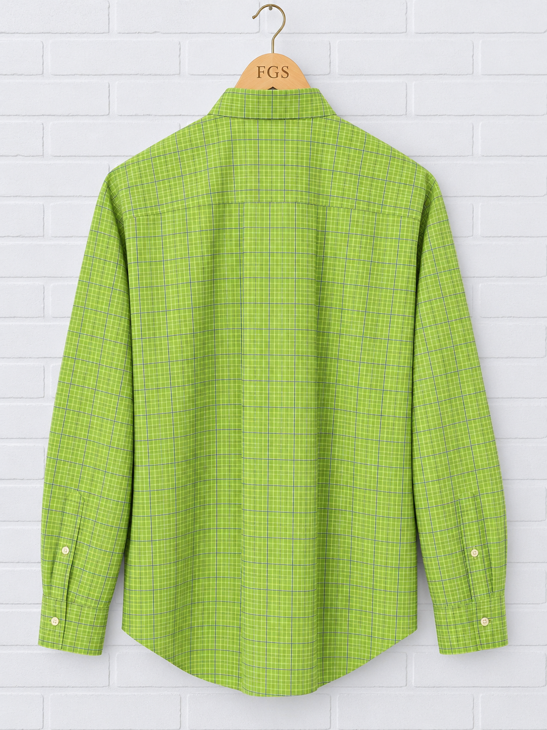 Scott Barber Fine Cotton Grid Button-Up Shirt - XL
