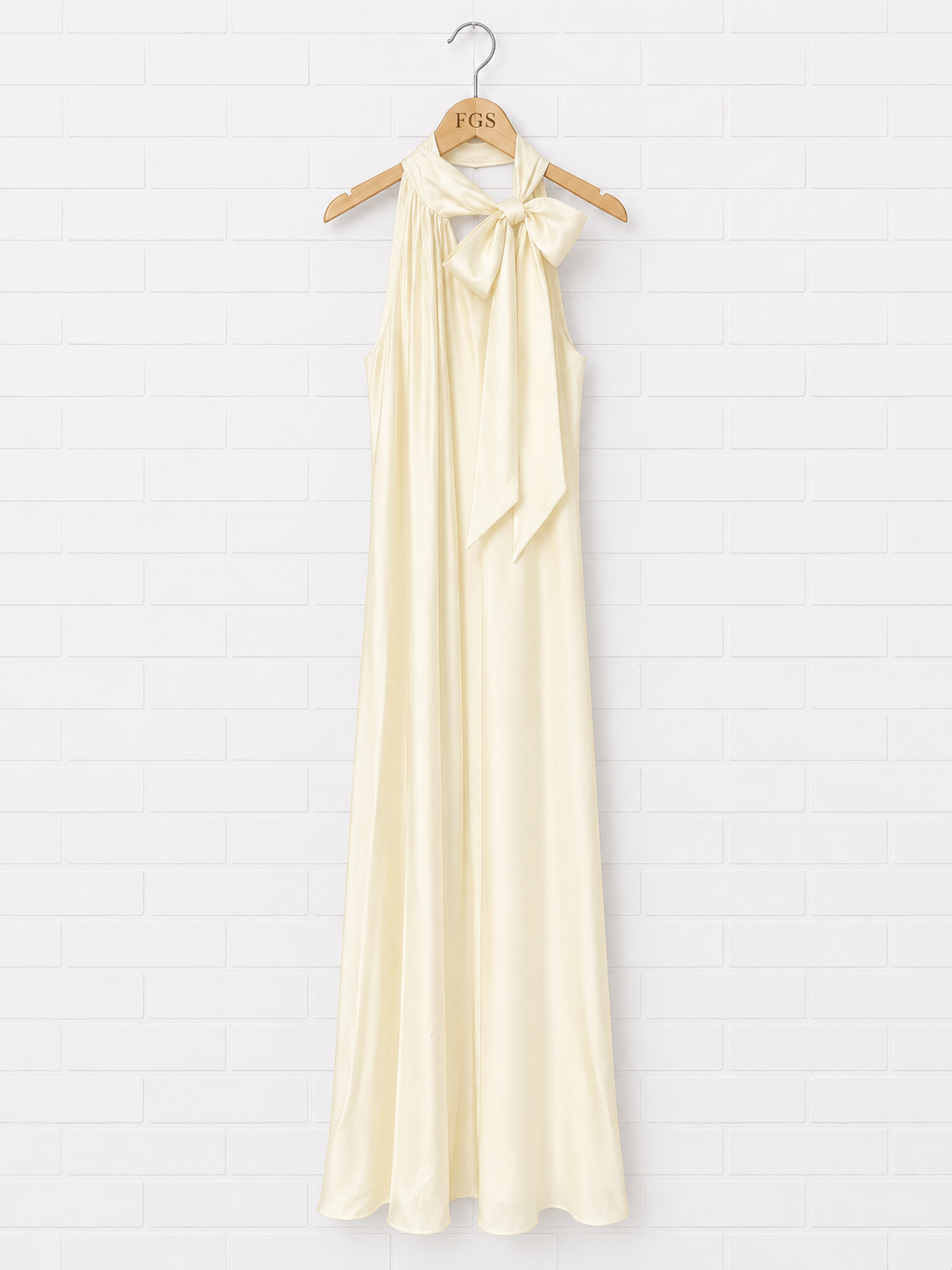 Taller Marmo Astor One-Shoulder Scarf Gown – 42