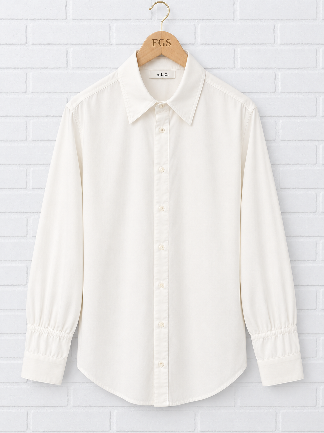 A.L.C. Oxford Oversized Cotton Shirt - 10