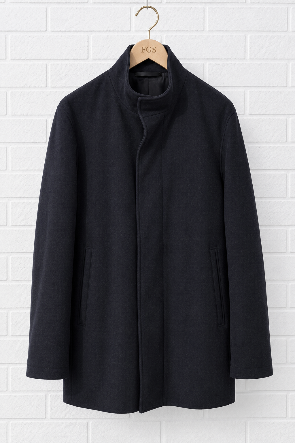 Theory Belvin Wool Melton Coat -  X Large