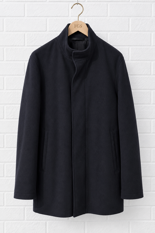 Theory Belvin Wool Melton Coat -  X Large