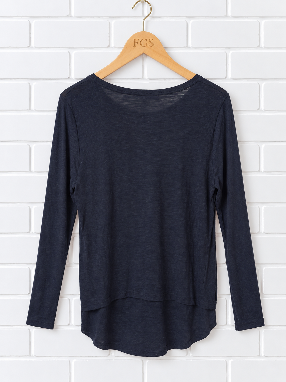 Michelle by Commune Relaxed Fit Long Sleeve Top- M