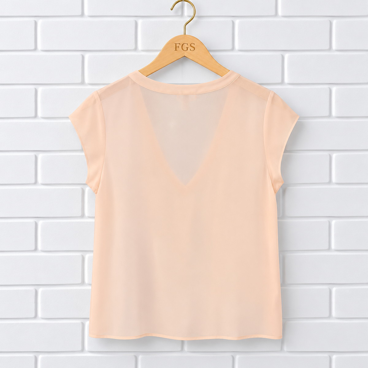 Joie Silk V-Neck Cap Sleeve Blouse- S