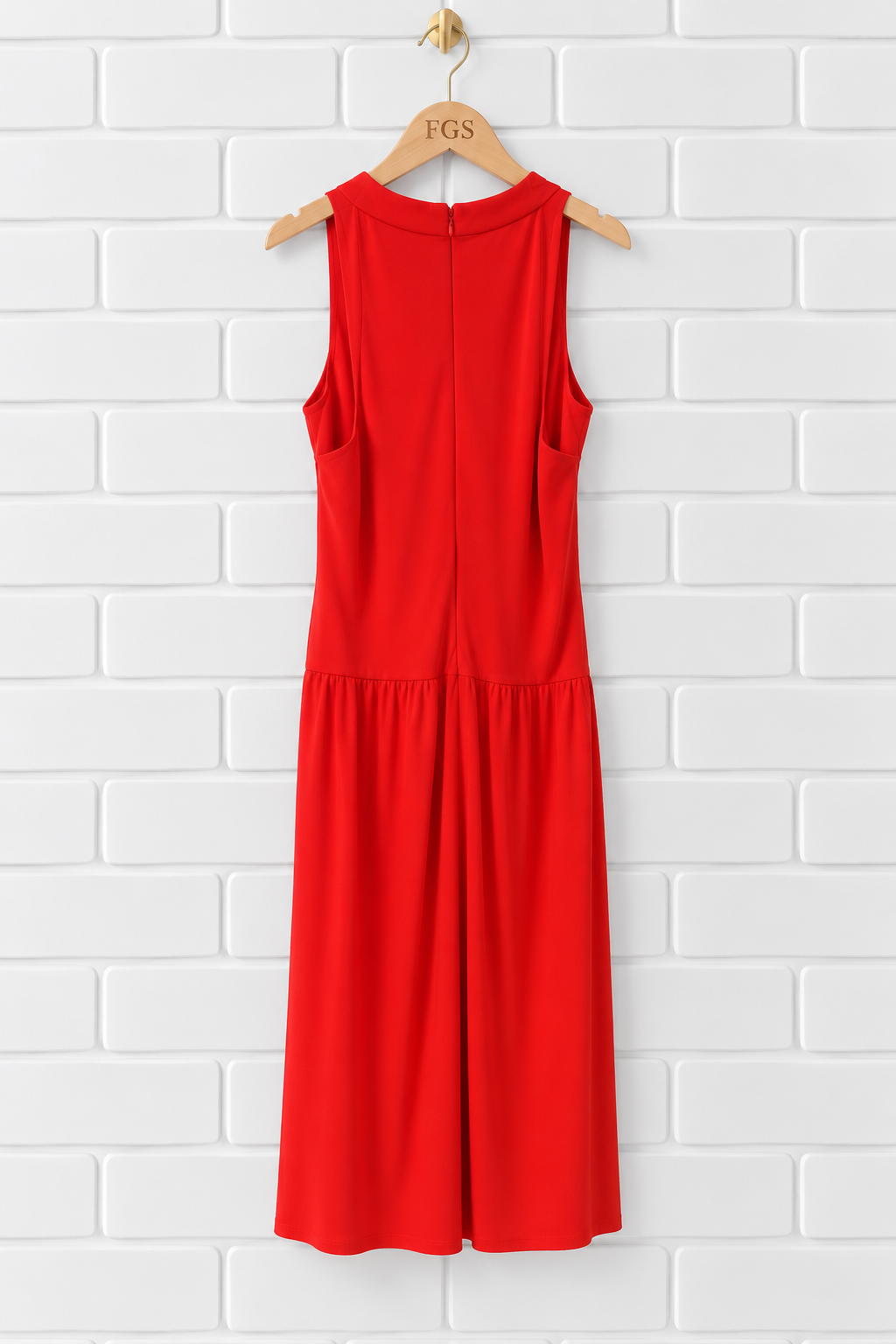 Laundry by Shelli Segal Sleeveless Faux-Wrap Draped Sheath Dress- 6