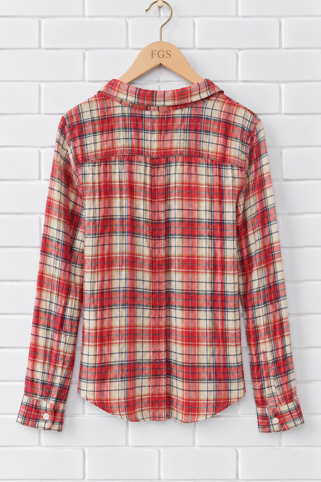 Velvet by Graham & Spencer Yana Plaid Button-Up Shirt – M