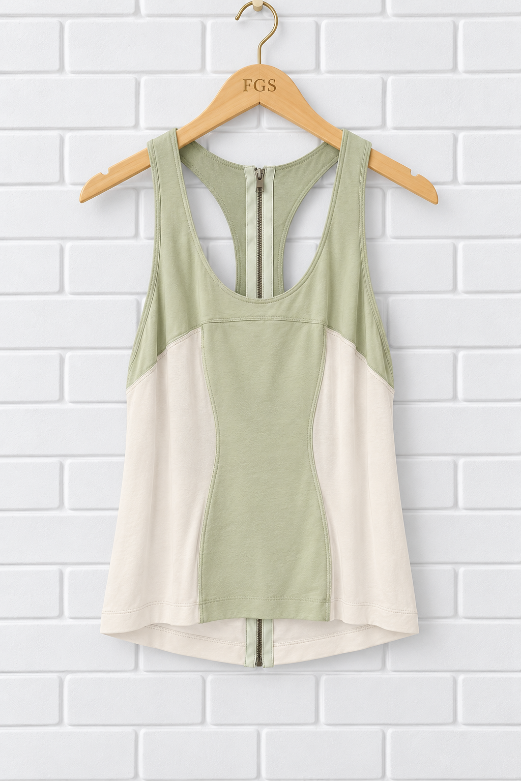 Illia Modal & Leather Ribbed Tank Top-6