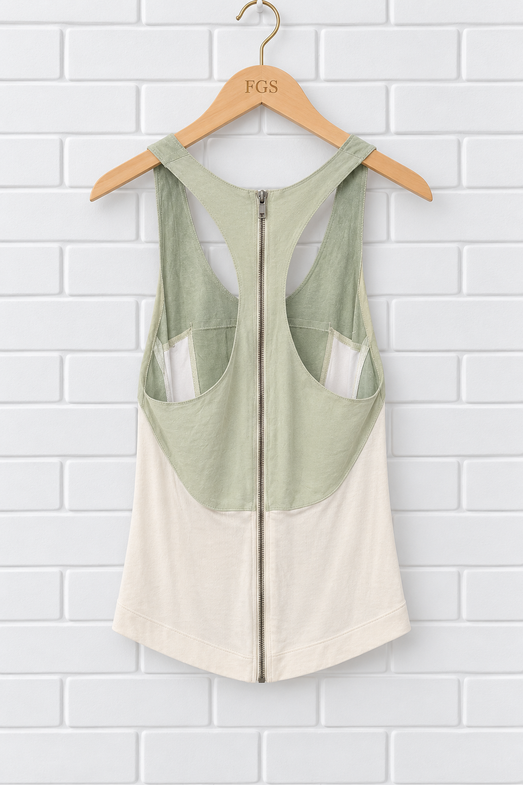 Illia Modal & Leather Ribbed Tank Top-6