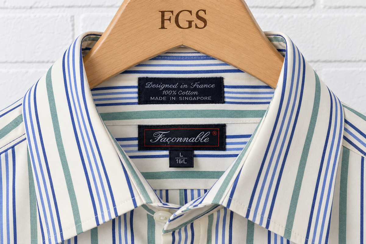 Façonnable Classic Multi-Stripe Sport Shirt - 16L